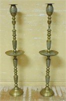 Tall Ornate Ottoman Style Candle Stands.