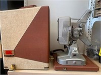 Vintage Keystone 109-D 8mm Projector w Case