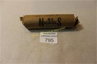Roll of (40) Jefferson Nickels - 1940 P & D's