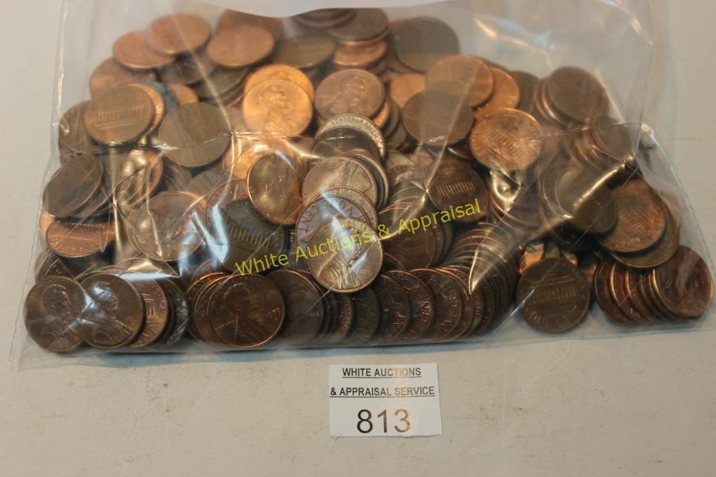 Bag of 250 Unsearched Lincoln Pennies