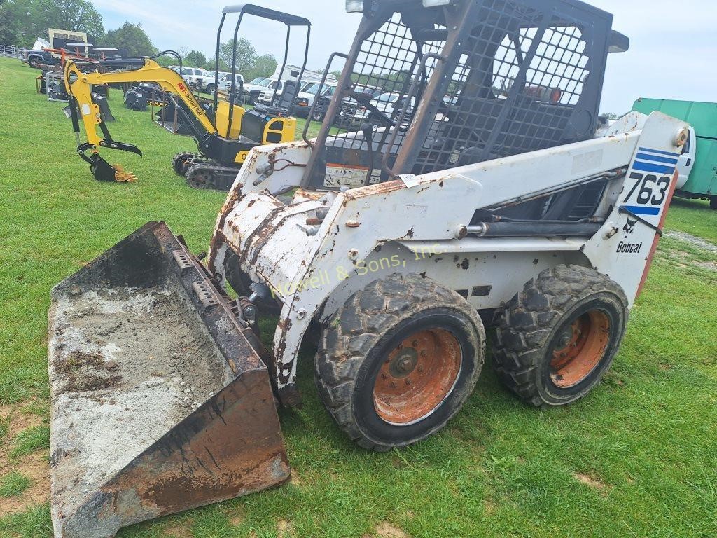 Bobcat 763 Skid Loader - Good Tires  2904 hrs.