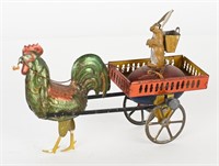 LEHMANN FLYWHEEL DUO RABBIT & ROOSTER CART