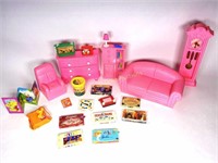 VTG Mattel Barbie Game Room Set