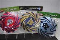 3- New Metal GEO 10" Wind Spinners