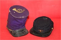 2 pcs Union Confederate Solider Hat & Purple Hat