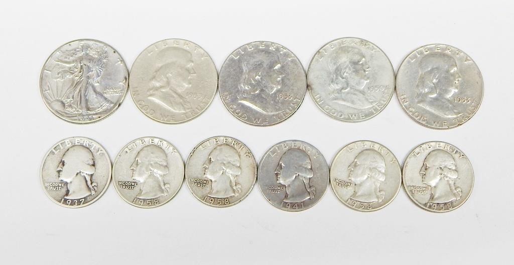 $4 FACE VALUE of 90% SILVER COINS