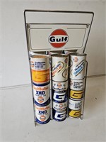 Gulf Oil Can Display
