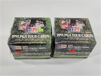 2) 1991 PRO SET PGA TOUR CARDS SEALED BOX