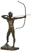 E.M. Geyger Bronze Sculpture - The Archer
