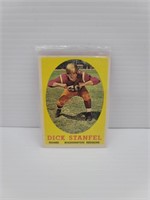 1958 Topps Dick Stanfel Trading Card Washington
