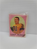 1958 Topps Larry Morris Football Trading Card