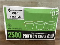 2500 -2oz portion cups