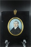 Hand Painted Miniature Portrait of Ditchburn