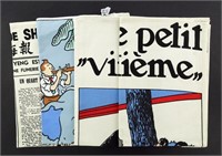 Lot de 20 objets textiles Tintin