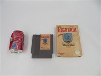 Faxanadu , jeu de Nintendo NES avec boite