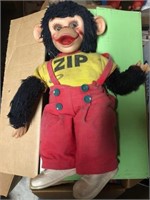 Vintage Zip the monkey doll