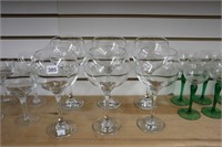 6 LARGE STEMWARE GLASSES