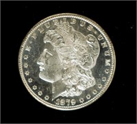 Coin 1879-S Morgan Silver Dollar-Gem BU DMPL