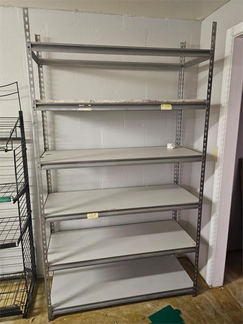 Medium-duty 5-shelf storage unit (double post);