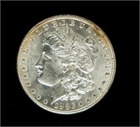 Coin 1886-P Morgan Silver Dollar-Gem BU