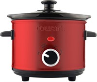 Courant 1.6 Qt Mini Slow Cooker, Red