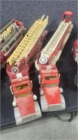 2 METAL TONKA LADDER TRUCKS