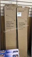 1 LOT (6) CURVED SHOWER RODS