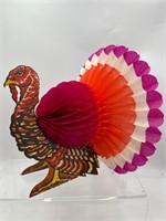 Vintage turkey centerpiece decoration