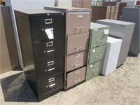(5) Assorted Filing Cabinets