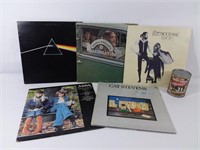 5 vinyles: Pink Floyd, Abba, etc