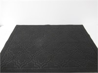 48" x 34" Black Accent Mat