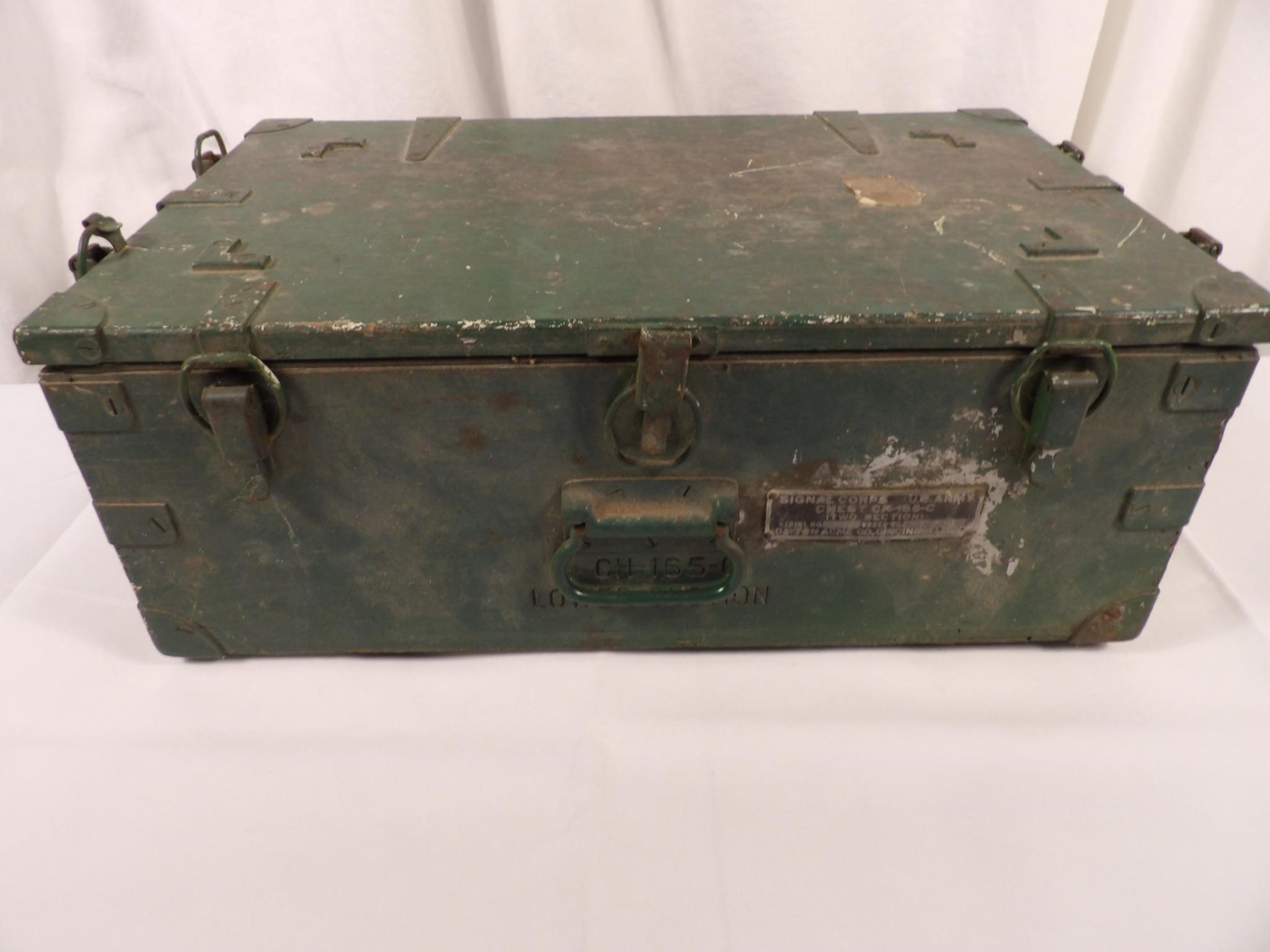 Vintage US Army Signal Corps Chest Lower Section