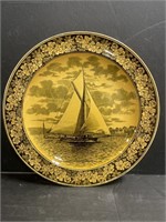 Vintage Wedgwood Plate. America's Cup Yacht Race.