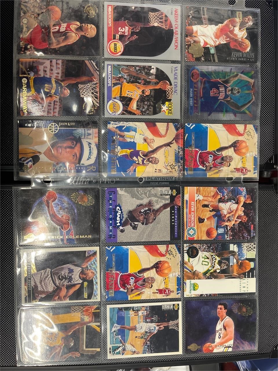 BASKETBALL CARDS ROOKIES & HI VALUE 11PAGES