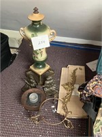 Beautiful Brass lamp and other  type items