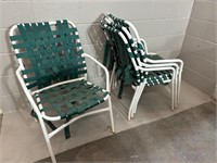 Patio Chairs Qty 4   34"T x 25"