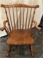 Ethan Allen Hard Maple rocking chair. Excellent