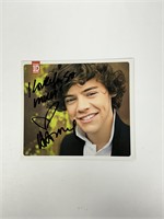 Autograph COA One Direction Card