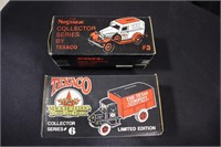 2 Texaco truck banks # 3 1932 Ford Sedan & #6