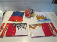 LOT SOCCER LEAGUES LARGE FLAGS , CAR ACCESSORIES