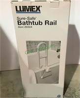 Lumex sure-safe bathtub rail.  Heavy gauge,