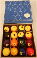 Pocket Billiard Pool Balls Set with Box