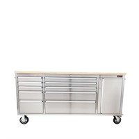 72" 15-Drawer Rolling Workbench