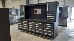 TMG 10' 25-Drawer Workbench Cabinet Combo