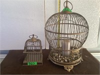 2 bird cages