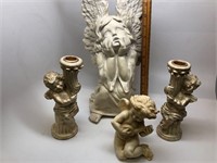 Four Angel Statues