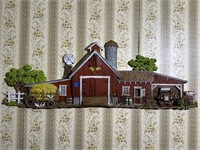 Large Vintage Decorative Barn Wall Art