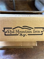 2 Red Mountain Iron Caddy-  Pie Plate & Casserole