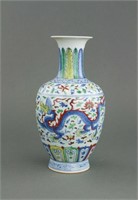 Chinese Doucai Porcelain Vase Chenghua Mark