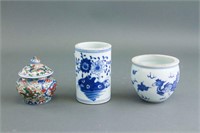3 PC Various Chinese Porcelain Items